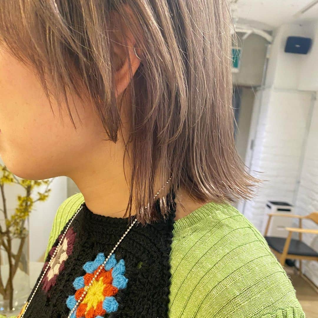 Ryosuke Sugayaのインスタグラム：「#ウルフボブ」