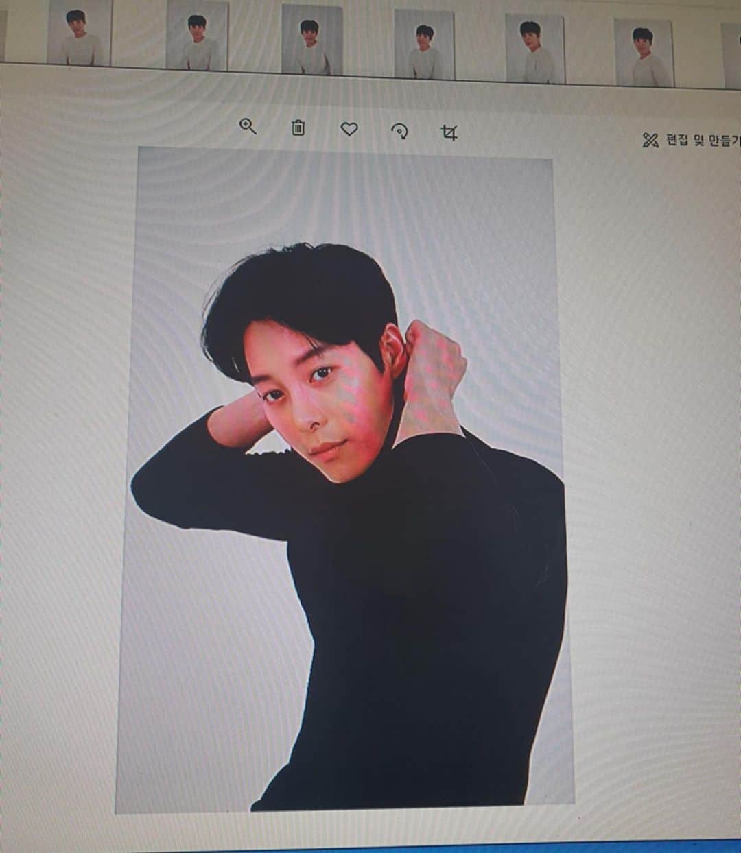 ハン・ギウンのインスタグラム：「뭔가 옛스럽네」