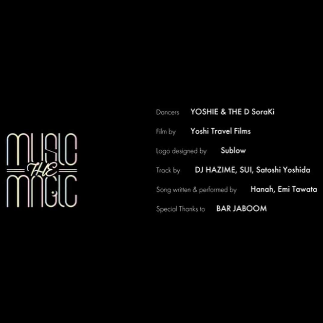 HanaHさんのインスタグラム写真 - (HanaHInstagram)「Hanah  Spring digital single & 7" vinyl MUSIC THE MAGIC feat.多和田えみ @tawata_emi  available on all platforms! https://linkco.re/B64v0Pyg  SPECIAL THANKS to 💃 @yoshie_bbc_ebony  🕺 @the_d.soraki_dance」2月10日 16時34分 - hanah_spring