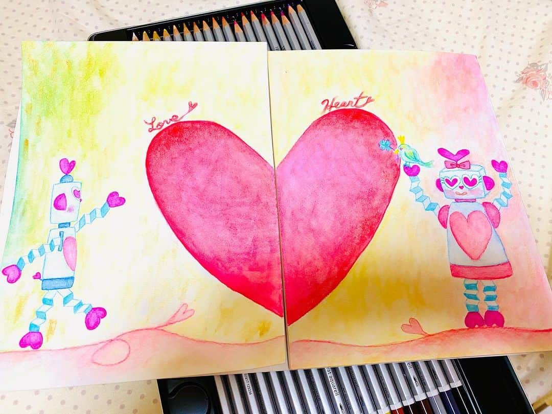 大越かず江さんのインスタグラム写真 - (大越かず江Instagram)「✨もっと強く✨  ハルボくん💕の想いは届くのか？！  2枚を重ねると1つの“ LOVE “が完成♥️ ハルボくんの想いをのせて〜💕 大切な人へと続く道♥️  ✨✨✨✨✨✨✨✨✨✨✨✨✨  ✨ Stronger ✨  Will Harbo-kun 💕's feelings reach you? !!  One "LOVE" is completed by stacking two sheets ♥️ Put Harbo-kun's feelings on it ~ 💕 The road leading to a loved one ♥️  ✨✨✨✨✨✨✨✨✨✨✨✨✨  #ハルボくん  #harubo  #想い  #feelings  #love」2月10日 16時58分 - bluemoonseasky
