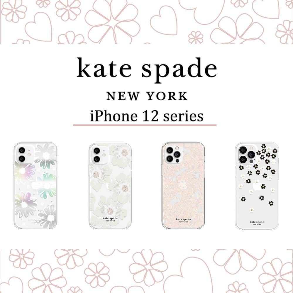 caseplayのインスタグラム：「・  ＼FOXSTOREでは【 Kate Spade New York 】／ のiPhoneケースを取り扱っています  --------------------  【 Kate Spade New York 】 Protective Hardshell Case  ※一番左の商品写真はイメージになります 花柄部はホログラム加工となりますので 光の角度によって色味が変化する仕様です  Kate Spade New Yorkのオリジナルグラフィックが プリントされたiPhone12シリーズ用のケースが 登場しています  iPhone本体の色も活かせる キラキラしたクリアケースのシリーズ  軽量で持ち運びしやすい上に バンパーの部分は耐衝撃性なので 安心してお使いいただけますね  デザインの4つのバリエーションを ご用意しているので お好みのデザインをお選びください  〇詳細はトップページリンクより 公式ONLINE SHOPでご覧ください  〇REAL STOREにもお取り扱いございます ※店舗によって一部お取り扱いが無い場合も ございますので、実物をご覧になりたい際は 店舗にお問合せの上、ご来店くださいませ  --------------------  【対応機種】  ・iPhone 12/12 Pro ・iPhone 12 mini ・iPhone 12 Pro Max  【デザイン】  （画像左より） ・Daisy Iridescent Foil/Clear 　(ホログラム加工のフラワー柄) ・Floral Clear/Cream Stones 　(ホワイトのフラワー柄) ・Island Leaf Pink Glitter 　(キラキラしたピンクの葉っぱ柄) ・Scattered Flowers Black 　(ホワイト/ブラックの小花柄)  --------------------  #katespadenew york#ケイトスペードニューヨーク#ケイトスペード#iphonecase #iphoneケース #iphoneカバー #iphoneカバー #スマホケース #アイフォンケース #携帯ケース #スマホカバー #iphone12ケース#iphone12proケース #iphone12miniケース」