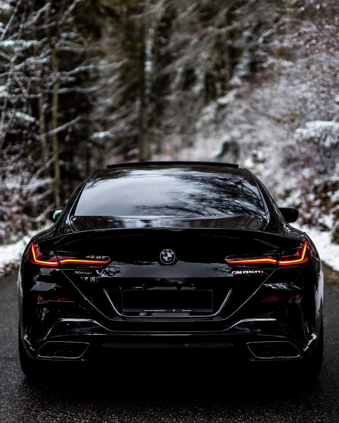 BMWのインスタグラム：「On a special mission. The BMW 8 Series Coupé. #THE8 #BMW #8Series #BMWrepost @jjl_carart  __ BMW M850i xDrive Coupé: Fuel consumption weighted combined in l/100km: 10.0–9.9 (NEDC); 10.8–10.7 (WLTP), CO2 emissions weighted combined in g/km: 227–224 (NEDC); 247–244 (WLTP). Further information: www.bmw.com/disclaimer.   530 hp, 390 kW, 750 Nm, Acceleration (0-100 km/h): 3.7 s, Top speed (limited): 250 km/h.」