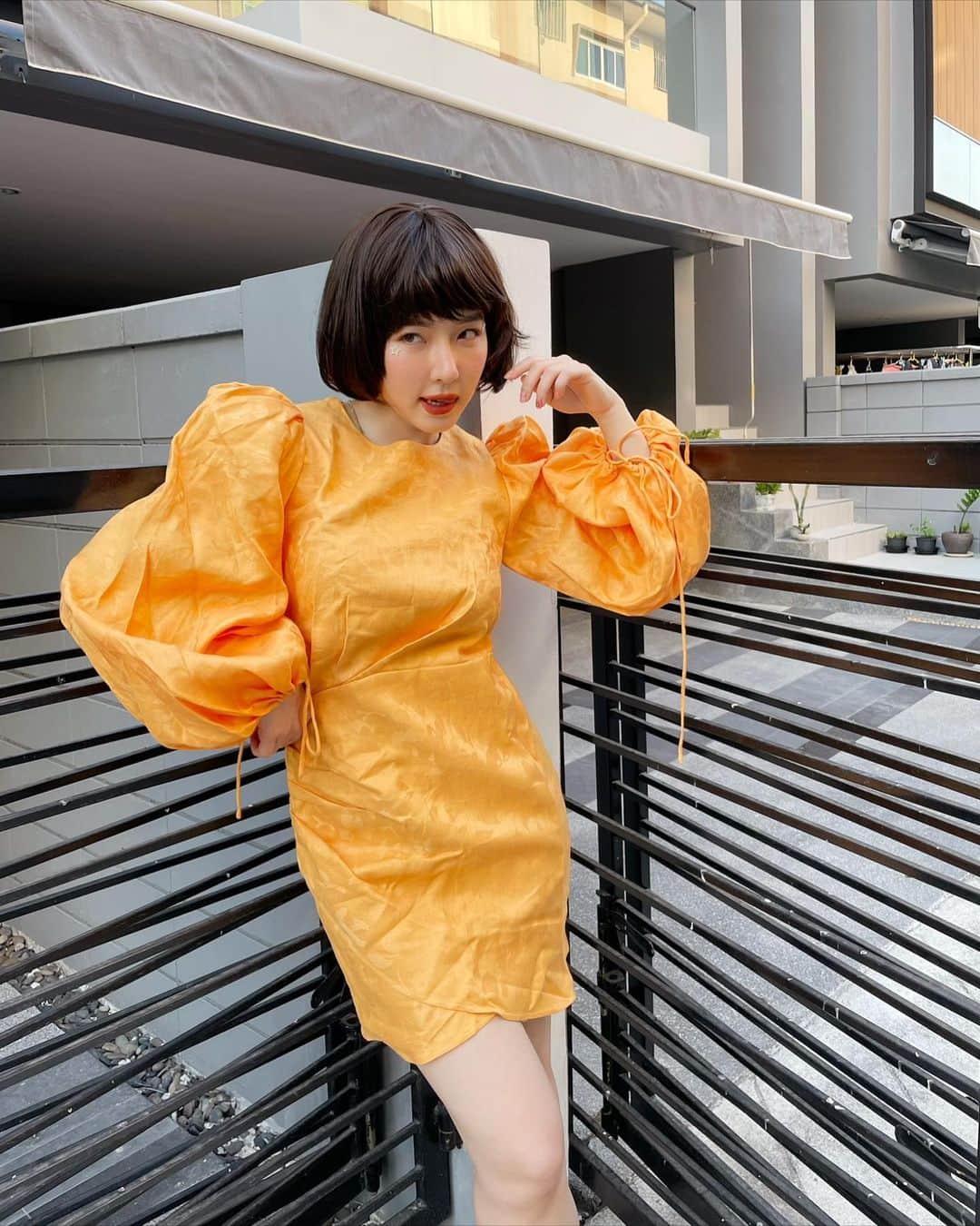 GYEON SEOのインスタグラム：「_* short hair obsession 🧡 . . ผมสั้นได้อยู่มั้ยคะ🙈」