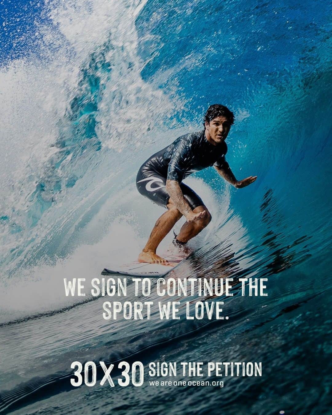 世界プロサーフィン連盟（WSL）さんのインスタグラム写真 - (世界プロサーフィン連盟（WSL）Instagram)「We signed the 30x30 petition to protect our shared ocean and so much more. Join us in saving 30% of our ocean by 2030, link in bio. #weareoneocean」2月11日 4時00分 - wsl