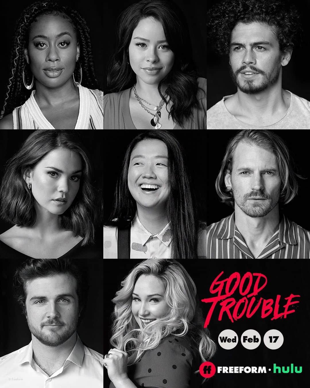 シエラ・ラミレスのインスタグラム：「GUESS WHAT?!??? We’re baaaaaack & we’re betta! Don’t miss @goodtrouble’s season 3 premiere Wednesday, February 17th on @freeform & the next day on @hulu 🤍 we missed you so much!」