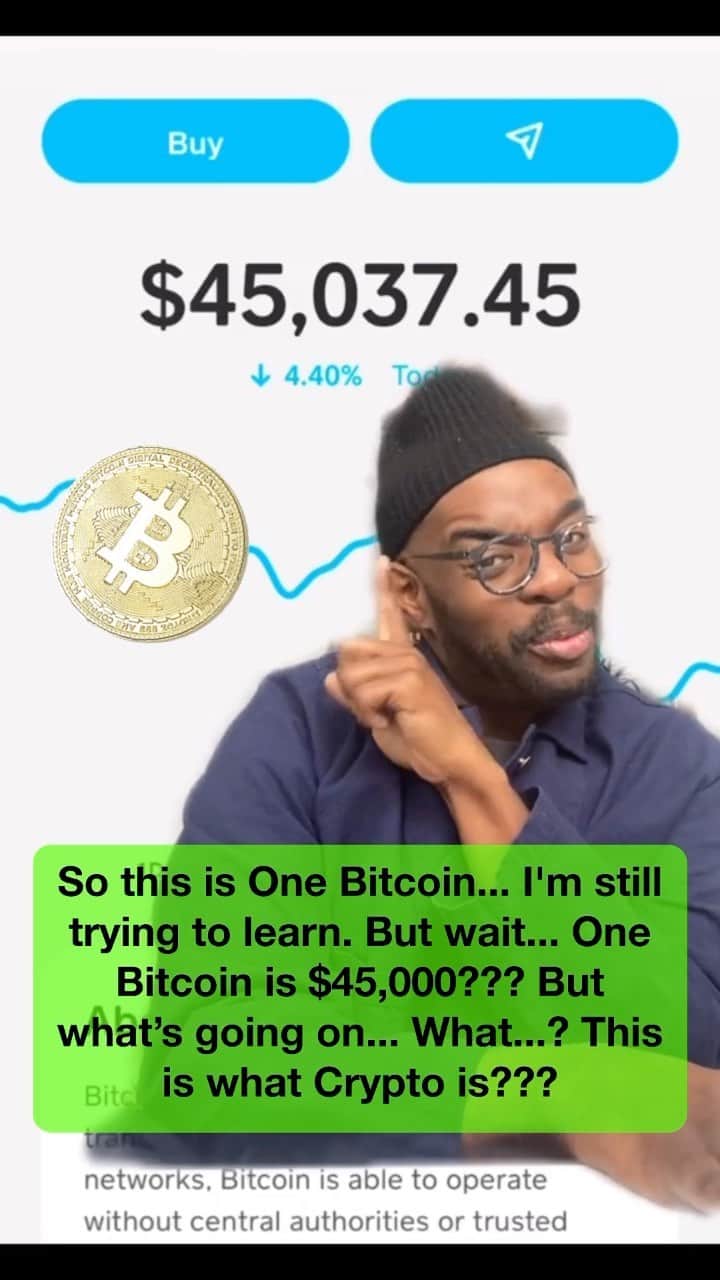 Paul Octaviousのインスタグラム：「One Bitcoin is how much?? ☠️😩 I know there’s lots of different Crypto Currency’s, but where do we start? 👀  #cryptocurrency #bitcoin」