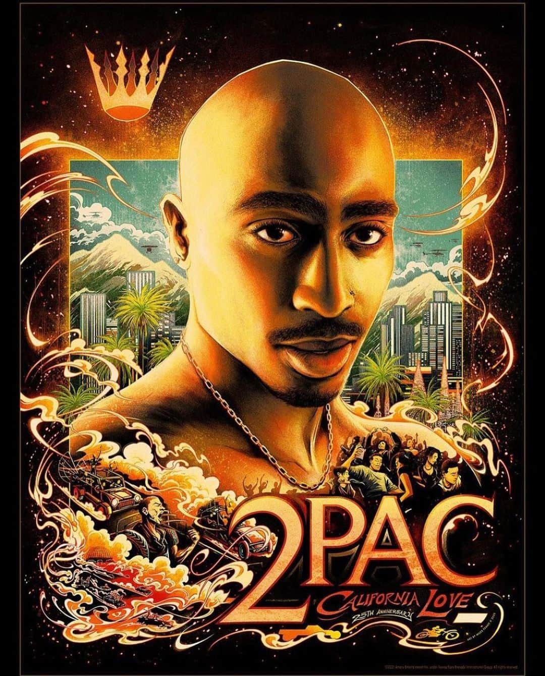 2Pacさんのインスタグラム写真 - (2PacInstagram)「California Love limited edition fine art prints available now. Art by @milestsang  @collectionzz Link in bio to purchase」2月11日 4時51分 - 2pac