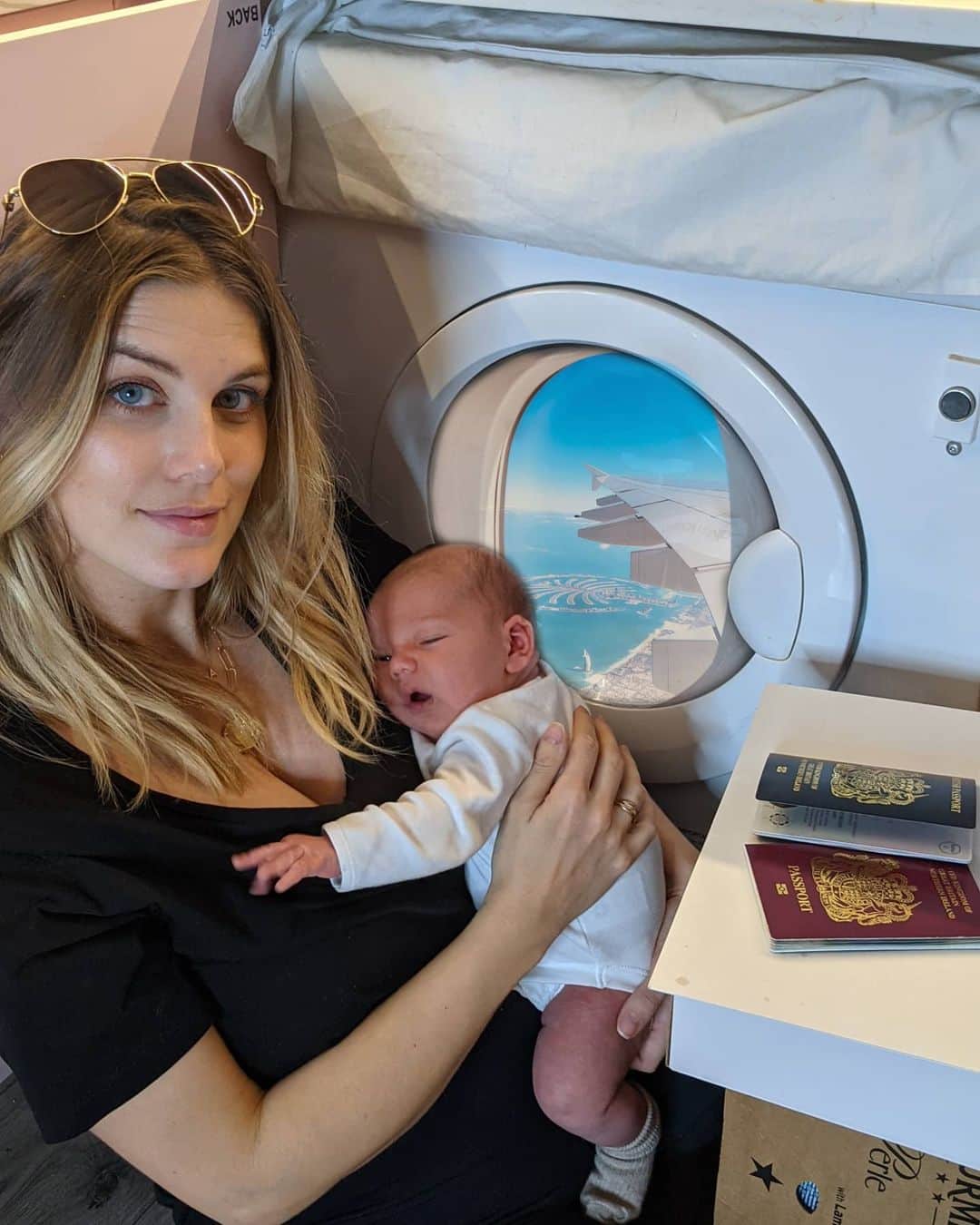 Ashley Jamesさんのインスタグラム写真 - (Ashley JamesInstagram)「So thankful Alfie's passport arrived just in time as I was offered an amazing work opportunity in Dubai! 😎✈️🌞 #catchflightsnotfeelings #haterswillsayitsphotoshop  LOL, I wish. I'm actually staring at the biggest pile of dirty washing. I did get Alfie's little blue passport though, so we are ready for the adventures to begin the moment the world opens again. Where is good to go with a bubba?🤸🏼‍♀️✨  I can't believe how quickly his passport arrived. We just needed to send off his birth certificate, and a photo and it came a week later. I do find it funny that his photo already looks nothing like him and he's stuck with it for 5 years! ✈️🛂」2月11日 4時59分 - ashleylouisejames