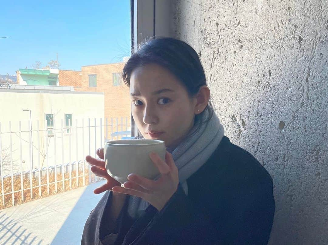 キム・ユネのインスタグラム：「🍵」