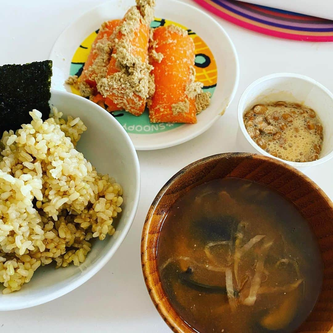 岡本聖子さんのインスタグラム写真 - (岡本聖子Instagram)「江戸時代にタイムスリップしても食事には問題がなさそうな私です。  ファスティングを習慣付けてから、日本に昔からある発酵食品が以前よりも好きになりました。  タンパク質不足と言う洗脳から解き放たれました。  そして、身体に優しいものは地球にも優しい。  どう考えても当たり前のことなのに、これまでは繋げて考えられてなかった...  気づかせてもらえたことに感謝❤️  #育菌#育菌コスメ#腸内細菌 #善玉菌を増やそう#ファスティング#子供の未来を守りたい#サスティナブル」2月10日 21時05分 - seiko_okamoto_official