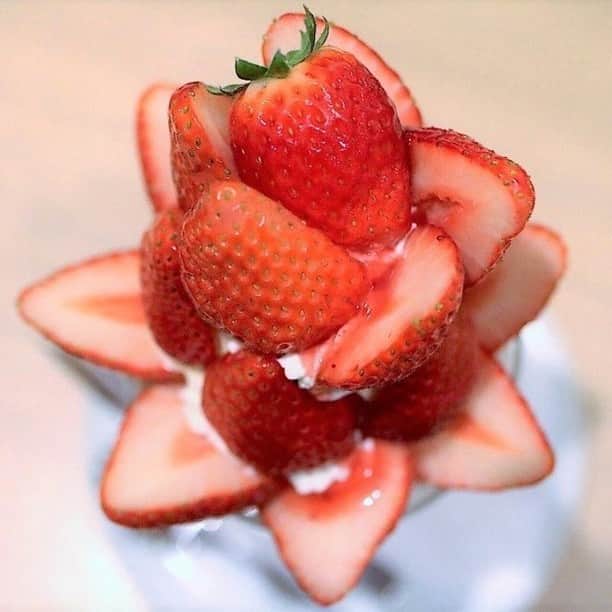 レッツエンジョイ東京さんのインスタグラム写真 - (レッツエンジョイ東京Instagram)「✩★“ほぼイチゴ”で構成された究極パフェ✩★  みずみずしいフルーツをふんだんに使用したデザートが楽しめる老舗フルーツパーラー「果実園リーベル」。中でも「贅沢で美しすぎる！」と女性たちから大人気のイチゴパフェを、スイーツコンシェルジュのはなともさん（@hanatomo84）がレポート！  同店で人気の「国産いちごパフェ」。グラスの底から惜しみなく積み上げられたイチゴがなんとも贅沢です。 取材時には甘さと酸味のバランスがいい「とちおとめ」が使われていましたが、イチゴの品種は季節によって変わるそうなので、いつ訪れても楽しめそうです♪  🍓：果実園リーベル 新宿店 📍：新宿  詳細はアカウントトップから ☞@lets_enjoytokyo  #レッツエンジョイ東京 #グルメ  #スイーツ #いちご  #イチゴ  #苺  #strawberry  #いちご好き #いちご好きな人と繋がりたい  #いちご好きにはたまらない #ご褒美スイーツ  #自分へのご褒美 #東京グルメ  #デザート  #スイーツ部 #dessert  #sweets  #リーベル果実園 #リーベル #いちごパフェ #パフェ #新宿カフェ」2月10日 21時00分 - lets_enjoytokyo