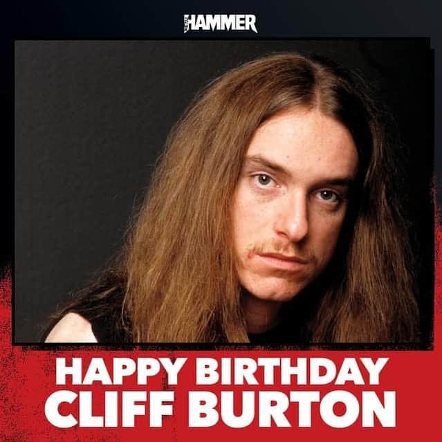 METAL HAMMERのインスタグラム：「A legend was born on this day in 1962. What’s your favourite Metallica song from the Cliff Burton era? 👇」
