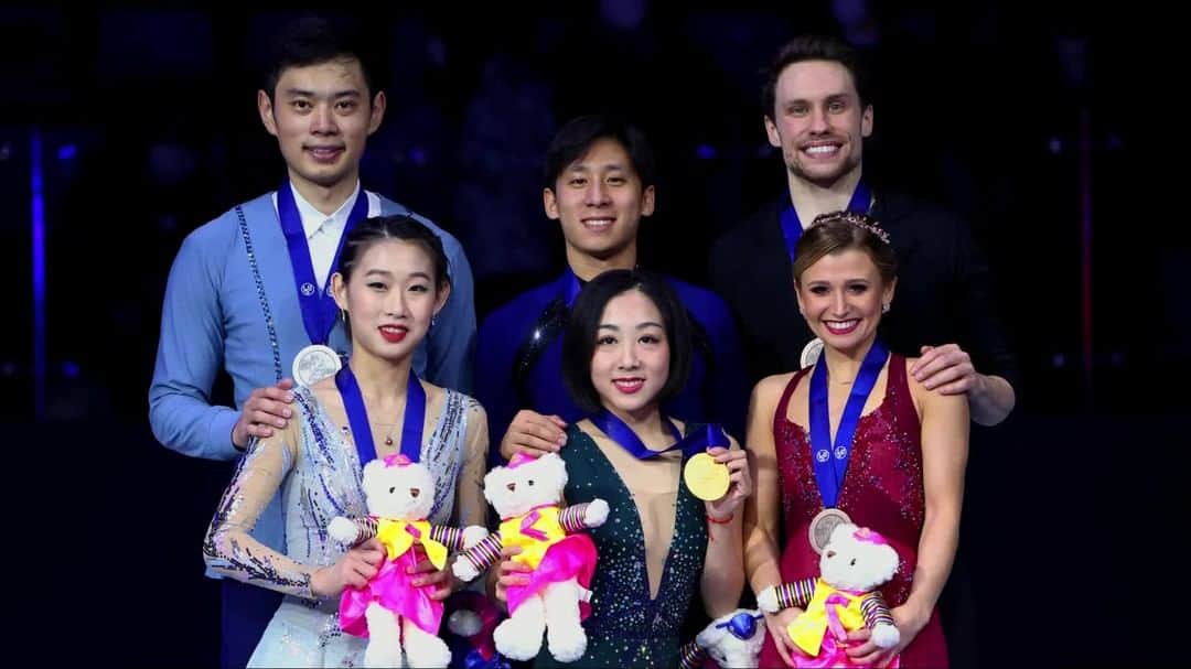 ISUグランプリシリーズのインスタグラム：「📺 This year we won't be able to enjoy the Four Continents Figure Skating Championships, but to honor #4CCFigure we're reminiscing on the medalists of the past five years! 🤩😍 Which Four Continents event from over the years do you remember the best?⁣ ⁣ More past #4CCFigure also on YouTube 👉 You can find a link to the 2020 Championships from the link in our bio!⁣ ⁣ #FigureSkating」