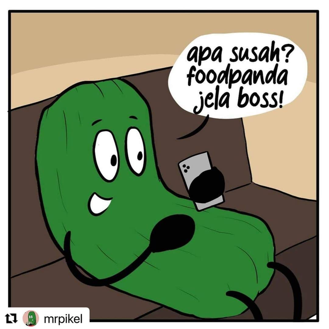 Koleksi Komik Malaysiaさんのインスタグラム写真 - (Koleksi Komik MalaysiaInstagram)「#Repost @mrpikel with @make_repost ・・・ MALAS MASAK⁣ ⁣ Foodpanda saya gurau je. Jangan marah ok 🙏⁣ ⁣⁣⁣⁣⁣⁣⁣⁣⁣⁣⁣⁣⁣⁣⁣⁣⁣ #komikmalaysia #gengkomikdigital #gengkomik #komiklawak #lawak #komik #kelakar #koleksikomik #komikmelayu #deep #pencurikomik #lawakdeep #lawaking #lawakkeder #lawakhangit #koleksikomik #mrpikel⠀」2月10日 22時12分 - tokkmungg_exclusive