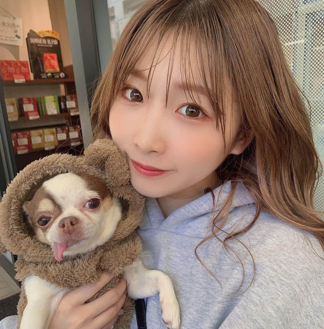 平野友里（ゆり丸）のインスタグラム：「💓  ピヨちが１番かわちい🥺💓  だいすき🥺💓  あいちてる😭💓  親バカでござる🥺笑  明日はライブだから早めに寝る☺️ がんばるぞ〜〜〜！！！  明日はしゅわちゃん❤︎ #SZWARC だよん🔥」