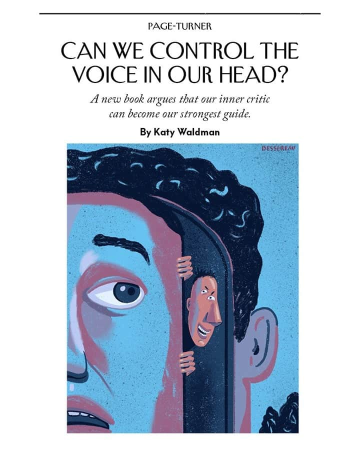 The New Yorkerさんのインスタグラム写真 - (The New YorkerInstagram)「There’s something deeply mysterious, even awesome, about our inner voice: the means by which we make ourselves aware of who we are and what we think. A new book by the experimental psychologist Ethan Kross offers a series of strategies for managing and controlling this voice, showing the power that can come with marshalling, inside our own heads, the power of an outside perspective. At the link in our bio, read what an expert in the “science of introspection” has learned about self-talk. Illustration by @johnsville.studio.」2月10日 22時30分 - newyorkermag