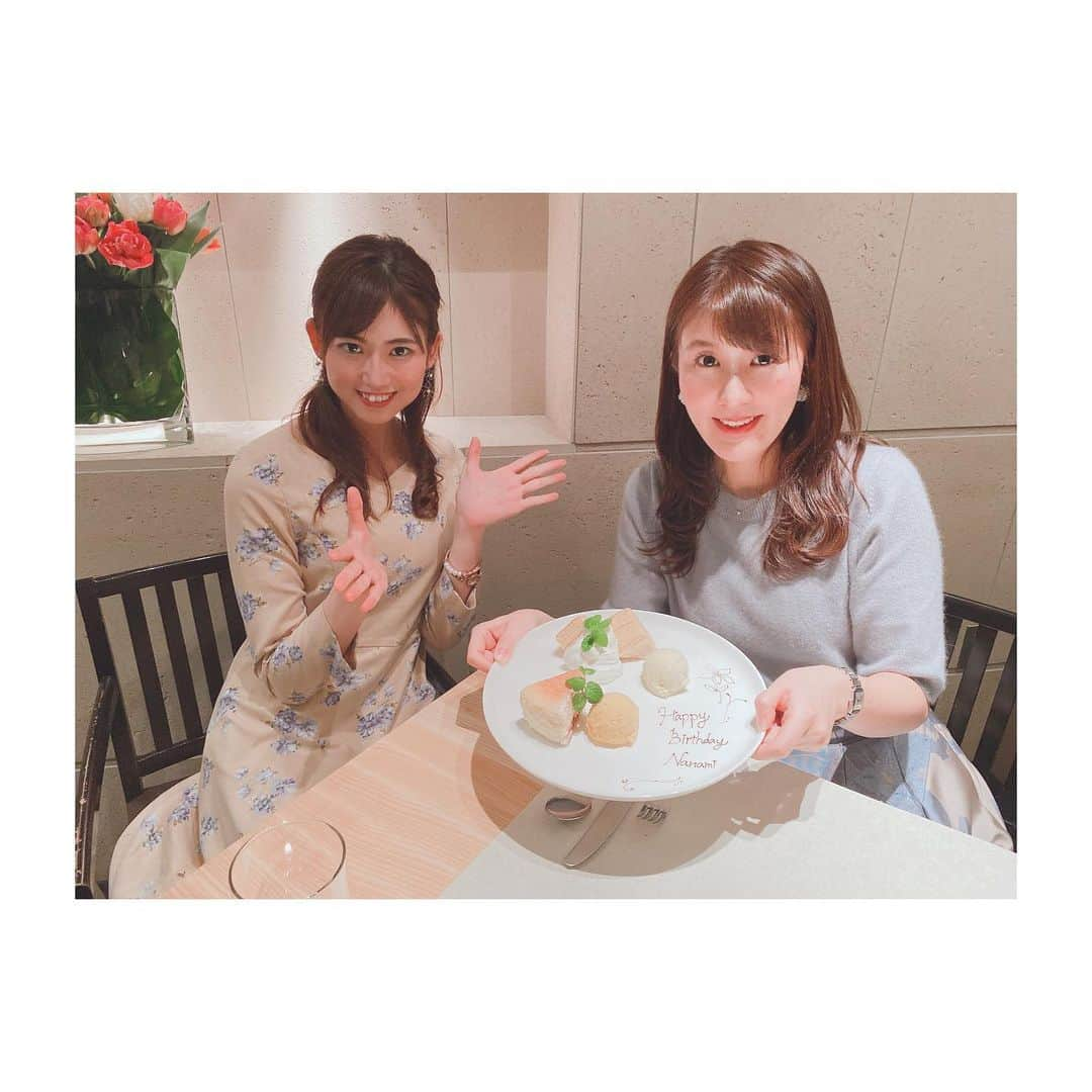 野口七海さんのインスタグラム写真 - (野口七海Instagram)「⭐️今年も…⭐️ 大坪アナがお誕生日のお祝いしてくれました〜🎂 . かわいいバースデープレートありがとね🥰 . #四国放送 #アナウンサー #先輩後輩 #ケーキ #誕生日 #ありがとう #大坪アナ #徳島 #tokushima #followｍe #時差スタグラム」2月10日 22時31分 - noguchi_nanami