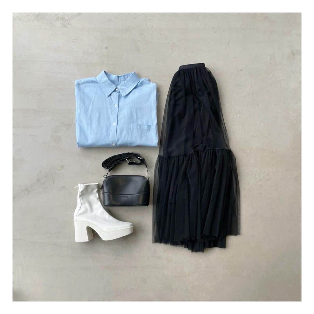 AMAILさんのインスタグラム写真 - (AMAILInstagram)「@amail_official  #shirt #skirt #boots #bag」2月10日 23時02分 - amail_official