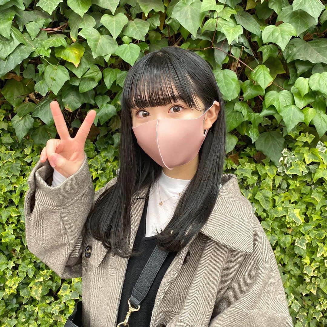 阿部夢梨さんのインスタグラム写真 - (阿部夢梨Instagram)「マスクで可愛さ2割増し、？」2月10日 23時05分 - yumeri_abe.official