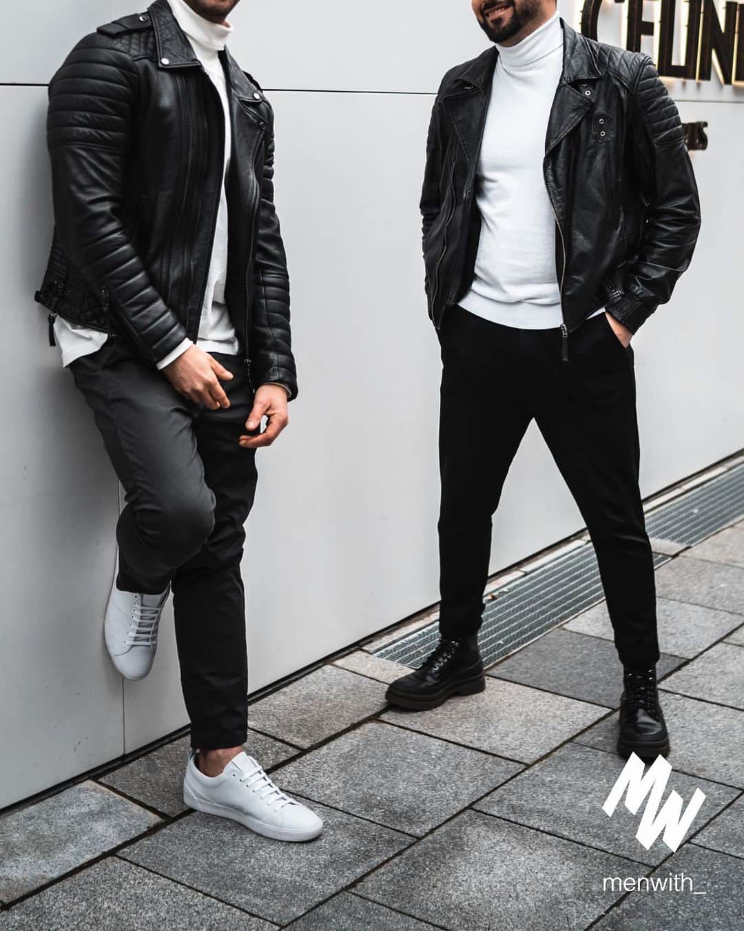 Men Withのインスタグラム：「You and who? 👊🏽 Love this photo of our dear friends @___ulfho___ & @salva.zito 👌🏽 #menwithstreetstyle」