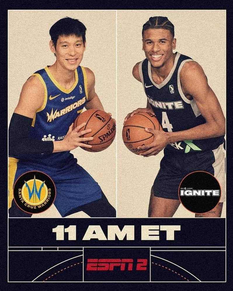 NBAさんのインスタグラム写真 - (NBAInstagram)「‼️ @nbagleague season begins TODAY ‼️⁣ ⁣ Santa Cruz Warriors vs. #GLeagueIGNITE at 11 AM ET on ESPN2! Jalen Green and Jonathan Kuminga, two of the nation’s top five high school recruits last year, are among the 2021 NBA Draft prospects on NBA G League Ignite, who are coached by 5-time NBA Champion Brian Shaw. Jeremy Lin is one of several NBA veterans to compete at Disney. 2018-19 champion with the Toronto Raptors, Lin played in the CBA last season. He last played in the NBA G League in 2011-12 – the same season of his NBA breakthrough with the New York Knicks.」2月11日 0時39分 - nba