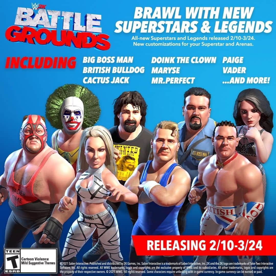 2Kさんのインスタグラム写真 - (2KInstagram)「Check out the @wwe  authority figures, occasional in-ring competitors, and Superstars coming to #WWE2KBattlegrounds 2/10-3/24! Trust us, you won't want to miss this! http://2kgam.es/2LG3dXu」2月11日 0時40分 - 2k