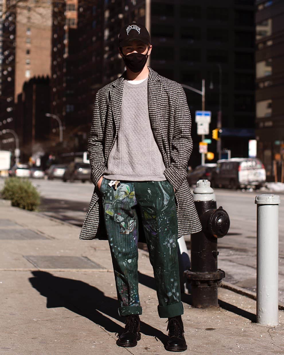 スコット・シューマンのインスタグラム：「Winter on Third Ave., New York」