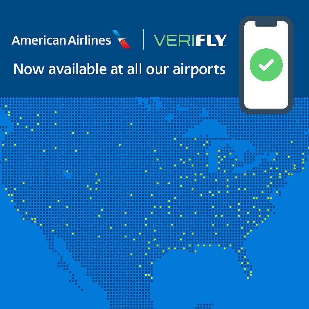アメリカン航空さんのインスタグラム写真 - (アメリカン航空Instagram)「Travel with ease from all of our airports with VeriFLY. #YouAreWhyWeFly」2月11日 1時14分 - americanair