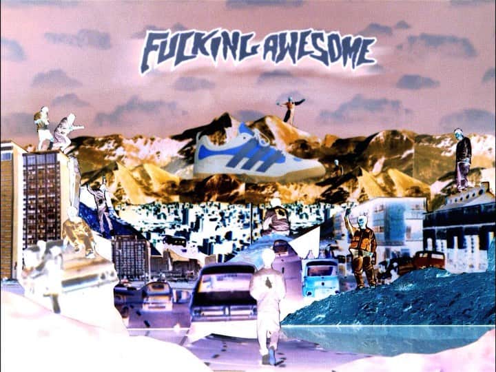 adidas Skateboardingのインスタグラム：「x @fuckingawesome 🏔 FA pre-launch 2/17 in store and online at FuckingAwesomeStore.com  Available globally 2/20 in select skate shops and online at adidas.com/fucking_awesome」