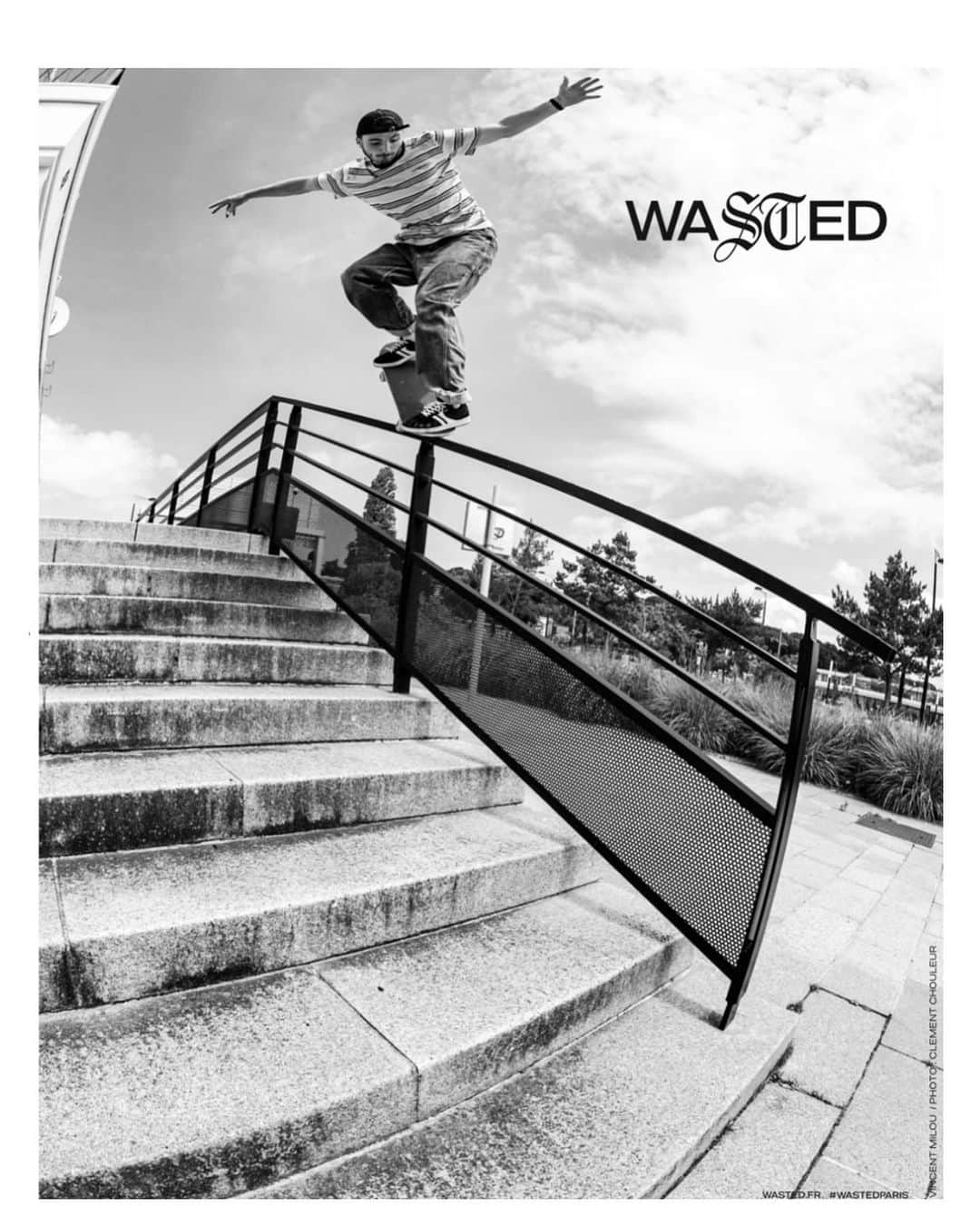ヴィンセント・ミルウ のインスタグラム：「@wastedparis ad in the latest @sugarskatemag by @el_choubi  Video soon !」