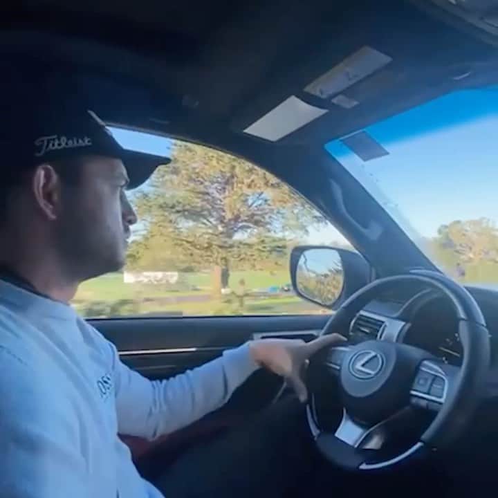 パトリック・キャントレーのインスタグラム：「Always love coming back to @attproam and 17 Mile Drive! #LexusGolf #LexusPartner」