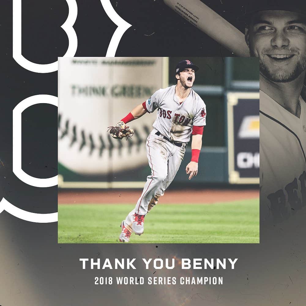 ボストン・レッドソックスさんのインスタグラム写真 - (ボストン・レッドソックスInstagram)「Thank you for everything, Benny.」2月11日 13時12分 - redsox