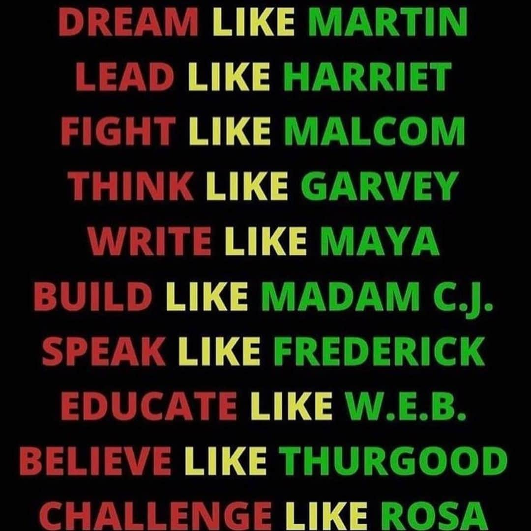 ソネクア・マーティン＝グリーンのインスタグラム：「10 days in, I’m behind so I’m gonna double time. I’ll start here. This emboldens me and soothes me at the same time. Thank you @reesewaters for sharing. Happy #blackhistorymonth y’all. 🖤✊🏽」