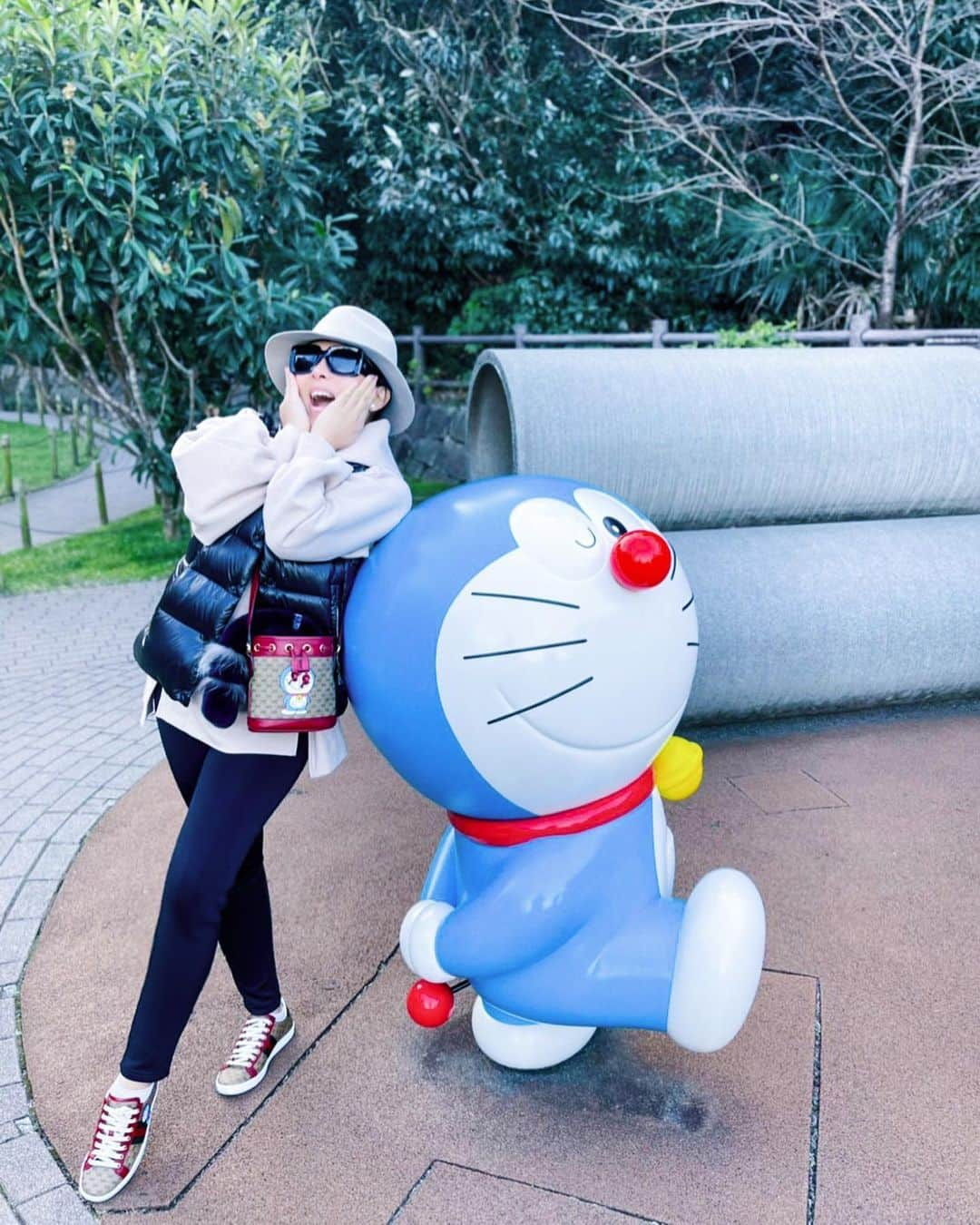 Syahriniのインスタグラム：「• Doraemon’s World !  _________________𝓢𝓨𝓡________________  #PrincesSyahrini #Winter_Fabruary2021 #Tokyo_Japan」