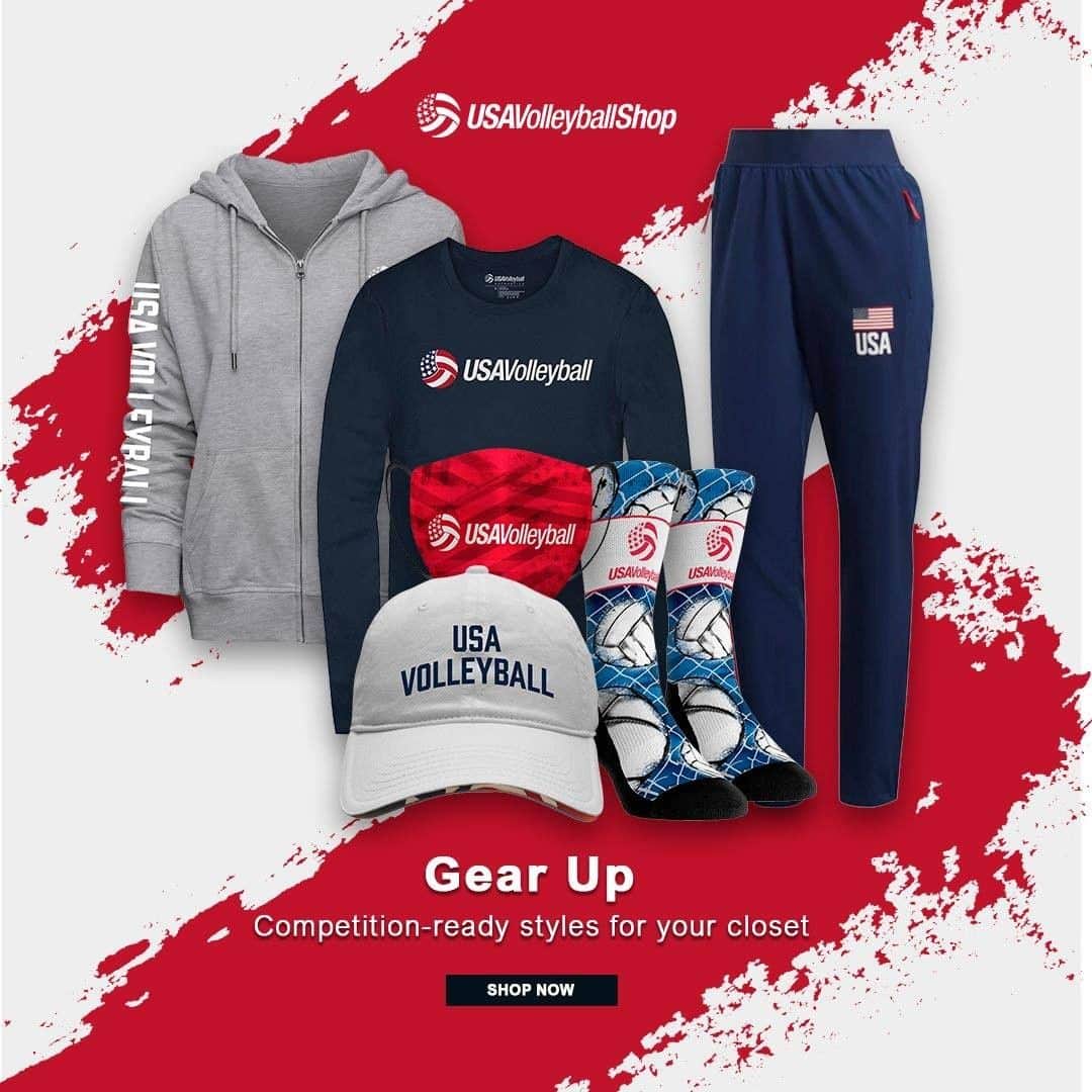 USA Volleyballさんのインスタグラム写真 - (USA VolleyballInstagram)「Style up your new fit for competition season with the latest USA Volleyball Shop gear! 😎  Tap the graphic to shop all apparel and accessories.」2月11日 6時00分 - usavolleyball