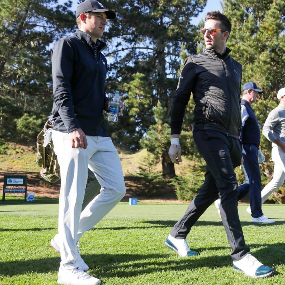 Jordan Spiethのインスタグラム：「Miss having @jakeowenofficial out here this week ... next year pro! @attproam #ATTAthlete」