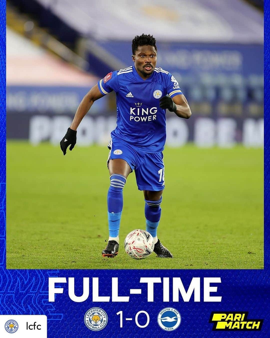 プレミアリーグさんのインスタグラム写真 - (プレミアリーグInstagram)「Onto the next round 👏⁣ ⁣ #repost • @lcfc  Get in there! 😄⁣」2月11日 6時49分 - premierleague