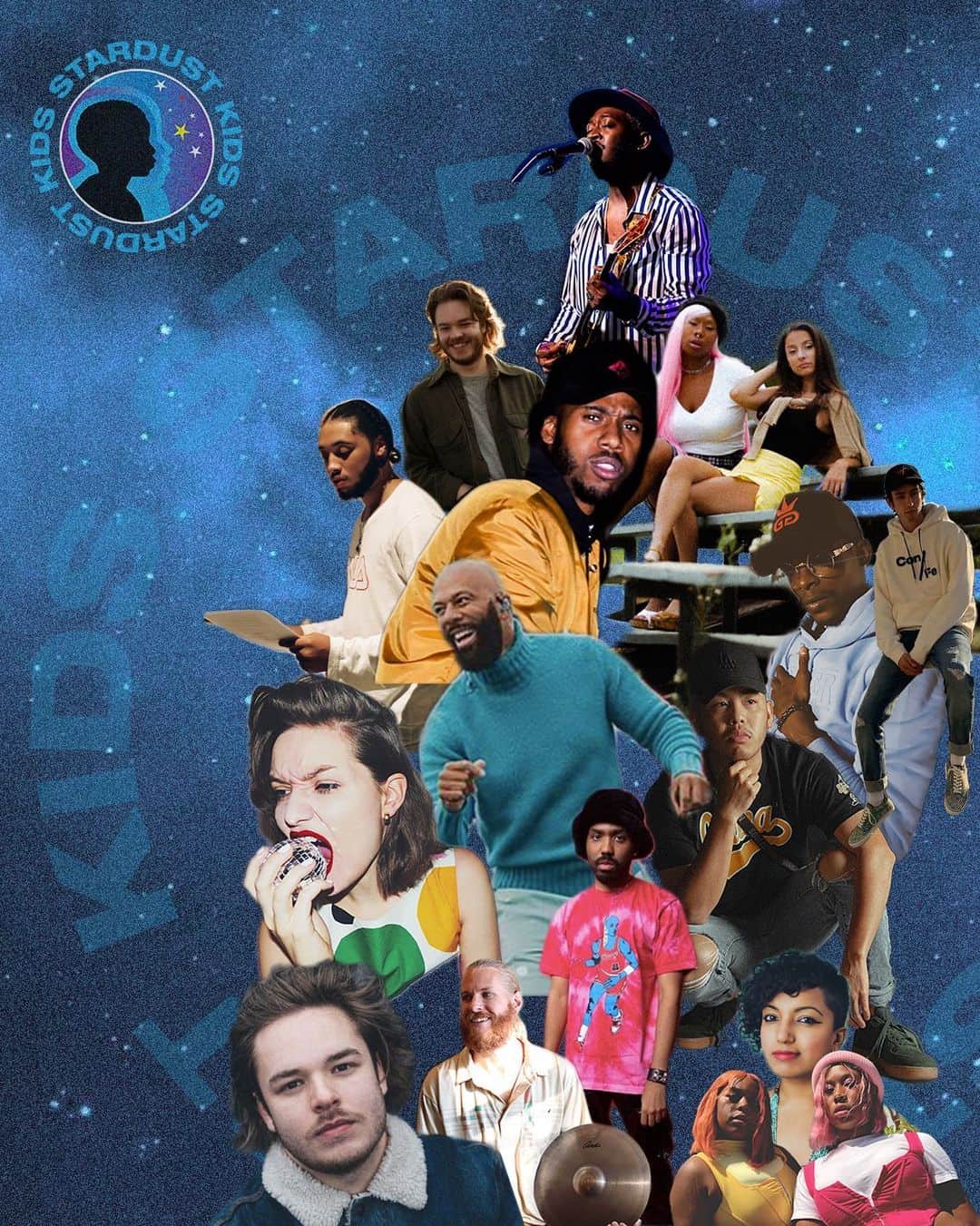 コモンのインスタグラム：「I created Stardust Kids as a collective for creatives.  A place to share content from artists we admire, to create original content from our artist collaborations, and to provide platforms, resources and opportunities to those artists to help them reach their dreams.  We are @thestardustkidz  @common @sharkey335 @shilpaananth @bryantvonwoodson @madison.sqd @_jxmmy @lifelinesmusic @mealecshaw @dosglobal @firstladeez @anka_bara @ulf_mickael_wahlgren @ynghwh @gilly_heller @mataismarroquin7 @confe.la @lights_aun @nicolehegeman  #stardustkids #common #creativecollective」