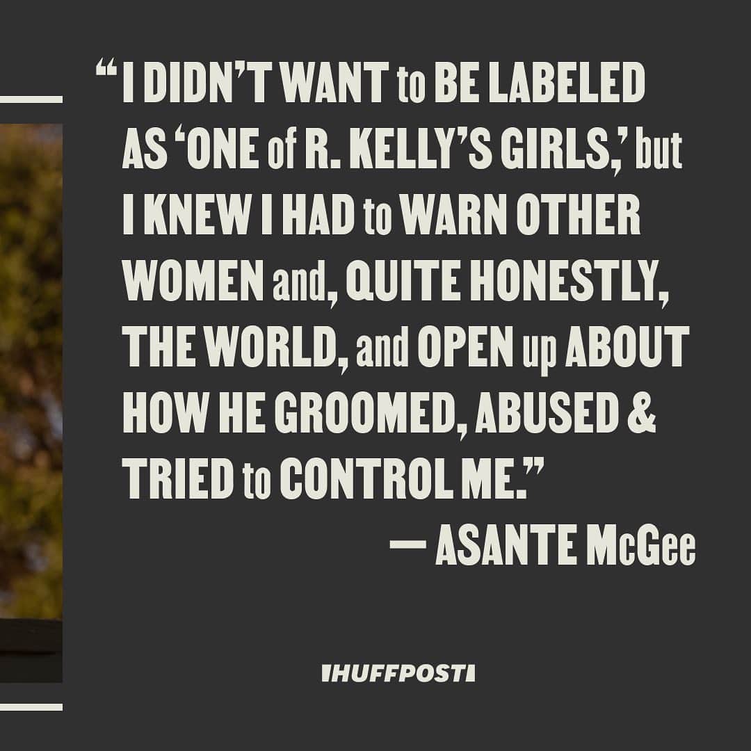 Huffington Postさんのインスタグラム写真 - (Huffington PostInstagram)「Writer Kellee Terrell spoke to Asante McGee, one of the women who appeared in the Lifetime docuseries “Surviving R. Kelly.” McGee talks about her accusations of emotional abuse by R. Kelly during their relationship, the scrutiny she faced for coming forward to the media, and why Black survivors need to be treated as human beings who deserve support, not just as a means to boost page views and ratings.⁠⁠ ⁠⁠ "Yes, I’d heard all of the stories about [R.Kelly] in the past, but I didn’t believe them because, like most fans, I didn’t want to," McGee tells Terrell. "I thought that since he was acquitted, the rumors couldn’t have been true. I never imagined this is what would happen to me. I was also a woman in love, who had left a yearslong abusive marriage and swore I would never get into another relationship like that again. So there I was, not seeing the red flags, believing that he loved me and would protect me. But when the red flags got too hard to ignore — he was telling me what to wear, making other women have sex with one another, I had to ask him when we could eat or use the bathroom — I was terrified. After years of dating and three weeks of living with him, I packed up my things and left."⁠⁠ ⁠⁠ "No, I can’t change the past, but I hoped that I could change the future by stopping the next girl from being a victim," McGee says. "I wanted to show other survivors they are not alone. But it was me that needed help because after coming forward, I fell into a deep depression and nearly had a mental breakdown. Then came 'Surviving R. Kelly.'"⁠⁠ ⁠⁠ "When the show debuted, we kept begging them to provide us with on-site therapists to help us through it, but were told that they didn’t have the resources. Instead, they could get us counselors to talk to us over the phone. But I needed someone right there, in my face, to talk out my feelings. That night, I remember being numb, crying on the floor. I couldn’t even watch the second episode the next day. As survivors, we deserved better. Here we are, telling our stories, sharing our pain, while they profit from it, win awards, with no regard for our mental health. It’s a shame." Full story - link in bio. 📷 @lnweatherspoon」2月11日 8時06分 - huffpost