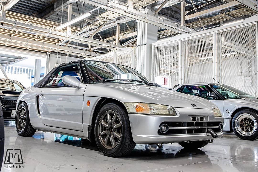 のインスタグラム：「_ Honda PP1 BEAT _ Shot on Dec-2 2020 "NEXUS SPORT Track Day" at Suzuka International Circuit. _ owner: Account unknown photo: @mistbahn _ _ JP) 2020年12月2日 鈴鹿フルコース(鈴鹿サーキット国際レーシングコース)、ネクサススポーツ走行会にて撮影。 _ _ #suzukacircuit #suzukainternationalcircuit #鈴鹿サーキット #ネクサススポーツ #ネクサス走行会 #honda #pp1 #hondabeat #ホンダビート #ビート #pp1beat #hondabeatpp1 #beatpp1 #e07a #mtrec #kcar #keicar #軽自動車 #timeattack #timeattackjapan #hondasontrack #watanabewheels #watanabe8spokes #advan #neova #ad07 #trackcar」