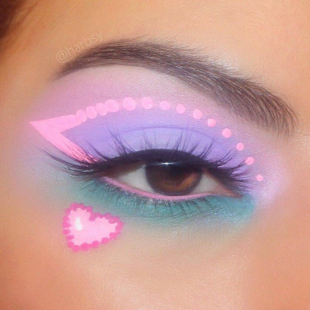 NYX Cosmeticsさんのインスタグラム写真 - (NYX CosmeticsInstagram)「Let's play a love game 💖👾 @harbsy completes this glitchy #EOTD using our Epic Wear Liner Sticks in 'Pink Spirit' ✨ #inspo @sourandnasty • #nyxcosmetics #nyxprofessionalmakeup #crueltyfreebeauty」2月11日 8時28分 - nyxcosmetics
