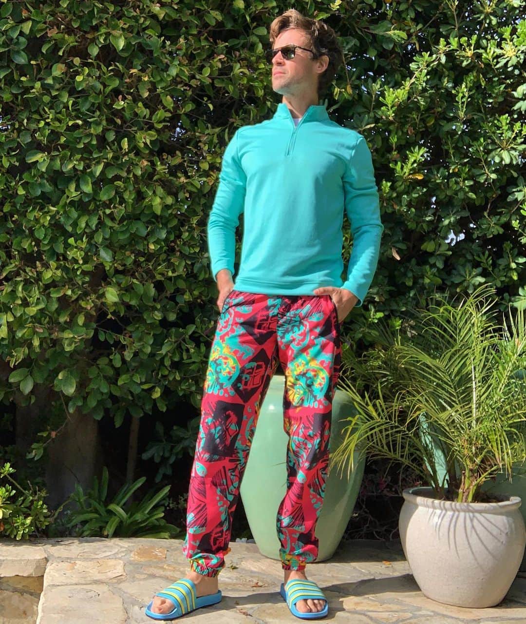 ブラッド・ゴレスキーのインスタグラム：「I have been living in athleisure and loving it! @adidas has been my go to and now you can pay over time with @affirm  #affirmpartner」