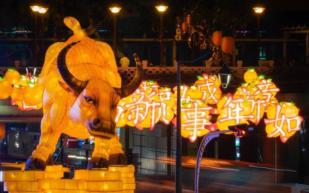 リー・シェンロンのインスタグラム：「We are celebrating Chinese New Year under strict but necessary safety measures. Our COVID-19 situation is stable, but please stay vigilant to prevent new outbreaks. ⠀⠀⠀⠀ It has been a difficult year, and the comfort and support of families and friends have helped us to get through these trying times. ⠀⠀⠀⠀⠀⠀⠀ The Year of the Ox brings new hope. Our national vaccination programme is progressing. Please take the vaccine when your turn comes – both for yourself, and  your loved ones too. ⠀⠀⠀⠀⠀⠀⠀ Let us also give heartfelt thanks to the essential workers keeping Singapore going through the festive period, as well as our Malay, Indian and Eurasian friends who will be covering for their Chinese colleagues. ⠀⠀⠀⠀⠀⠀⠀ You can read my Chinese New Year Message 2021 (in English and Mandarin) on the PMO website at go.gov.sg/cny2021pm. I wish all Singaporeans good health, and a very happy Chinese New Year. – LHL⠀⠀⠀⠀⠀⠀⠀  (MCI Photo by Terence Tan)」