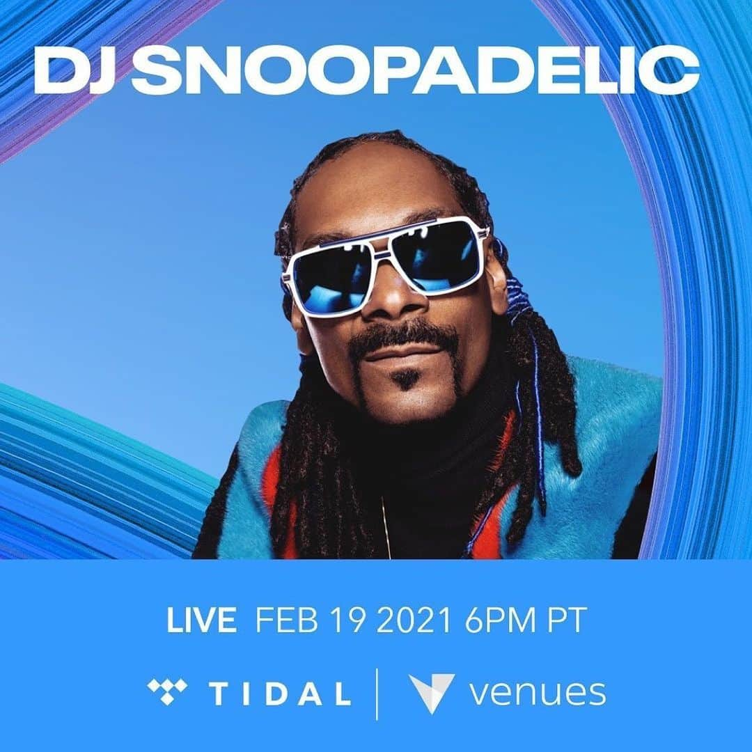 スヌープ・ドッグさんのインスタグラム写真 - (スヌープ・ドッグInstagram)「Repost from @whiteboykev82 • Don’t miss DJ SNOOPADELIC set on @TIDAL and @oculus, February 19th at 6pm PT/9pm ET. Be there: tidal.com/oculus x ‼️👀💰💨 x @bobbydeepresents」2月11日 9時24分 - snoopdogg