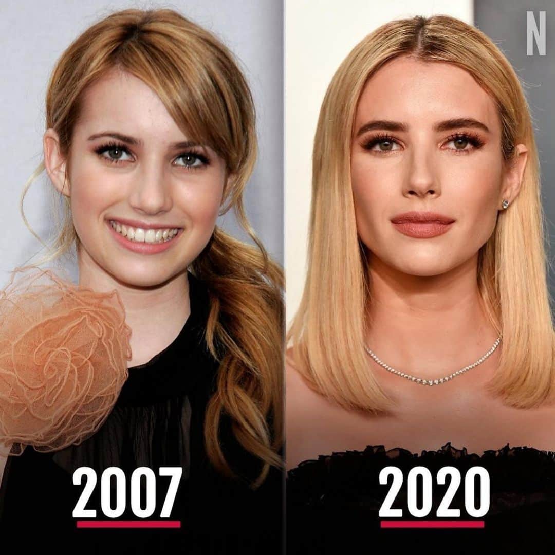 Style Fashion Luxuryのインスタグラム：「Emma Robert’s transformation 👌🏼  Tag someone!」