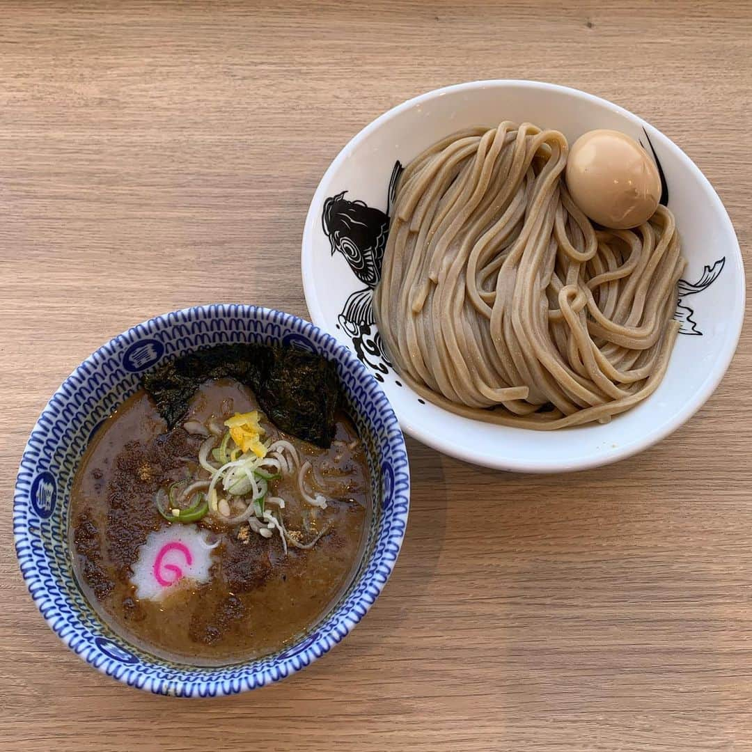 くろさんのインスタグラム写真 - (くろInstagram)「味玉つけめん🍜1,000円 #松戸富田製麺 #味玉つけめん #つけめん #つけ麺 #味玉つけ麺 #魚介系濃厚つけそば #魚介系濃厚つけめん #中華そばとみ田 #三井アウトレットパーク木更津」2月11日 11時06分 - m6bmw