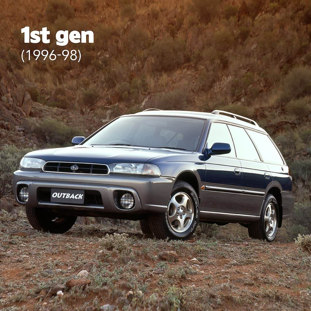 Subaru Australiaのインスタグラム：「We're celebrating 25 years of the Subaru Outback 🙌. What's your favourite generation? Is it the sheer nostalgia of the OG, or just those unforgettable family moments? Vote for your favourite gen in the comments 👇 #Subaru #SubaruOutback #SymmetricalAWD #Boxer」