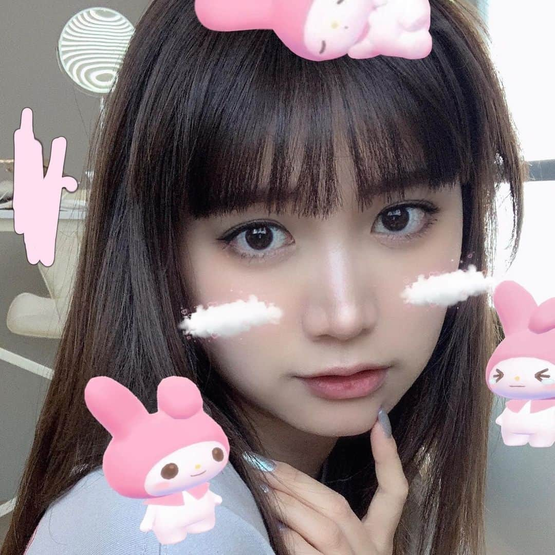 源藤アンリのインスタグラム：「#マイメロ ちゃんって喋るの？」