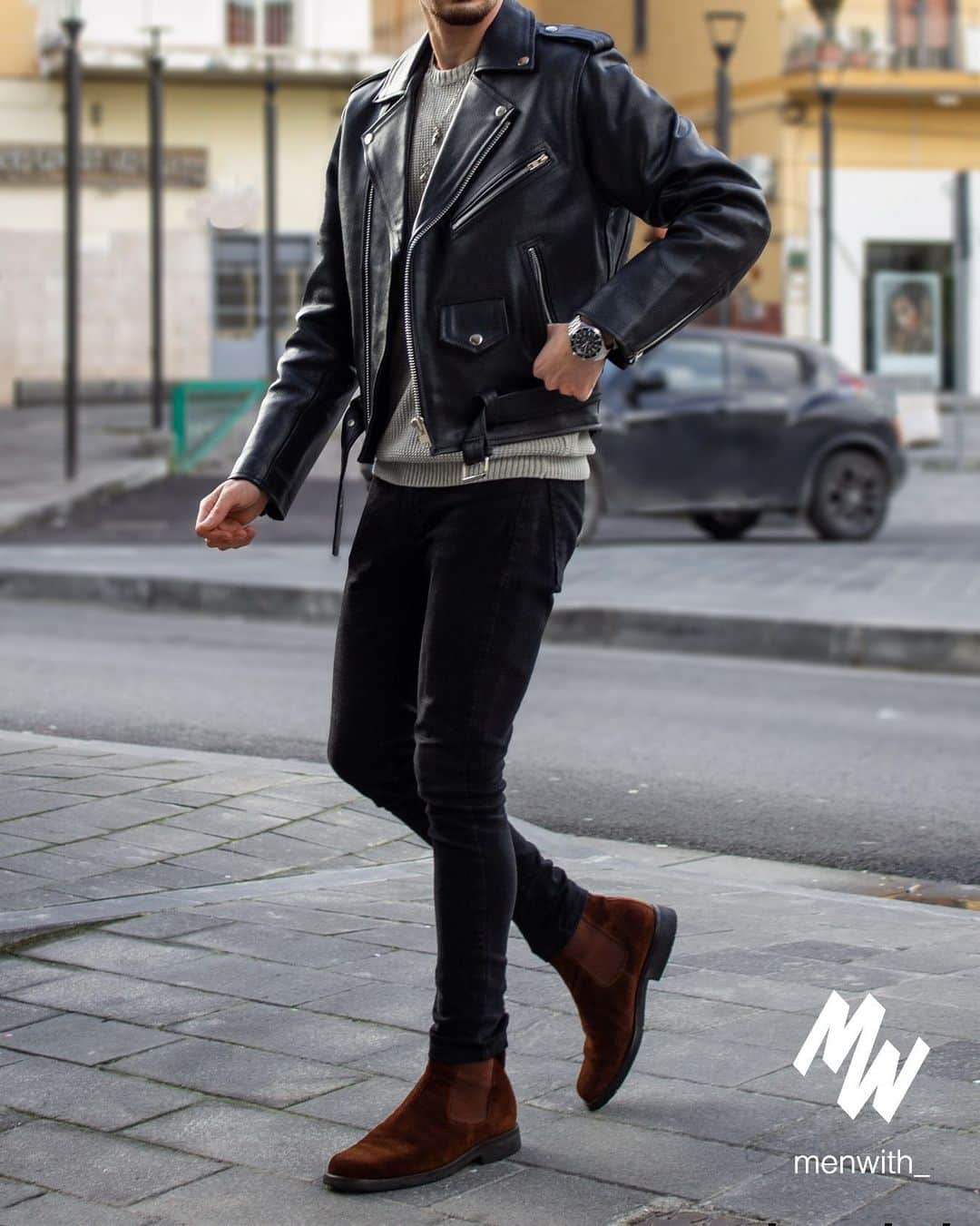 Men Withのインスタグラム：「Lovely outfit worn by our dear friend @salvatorechiacchio_ 👌🏽 #menwithstreetstyle」