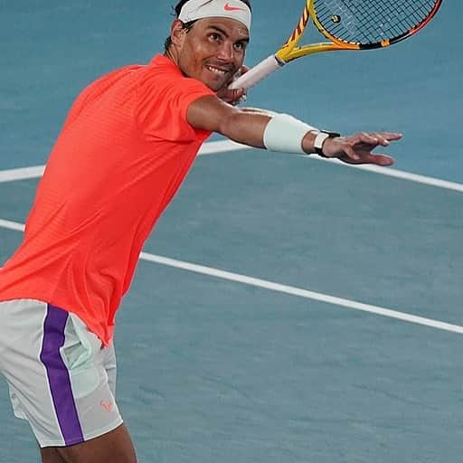 ラファエル・ナダルさんのインスタグラム写真 - (ラファエル・ナダルInstagram)「To the third round 😉💪🏻  📸 @australianopen」2月11日 22時49分 - rafaelnadal